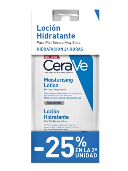 Cerave Core Moisture Loção Hidratante - 473ml (Pack Duplo)