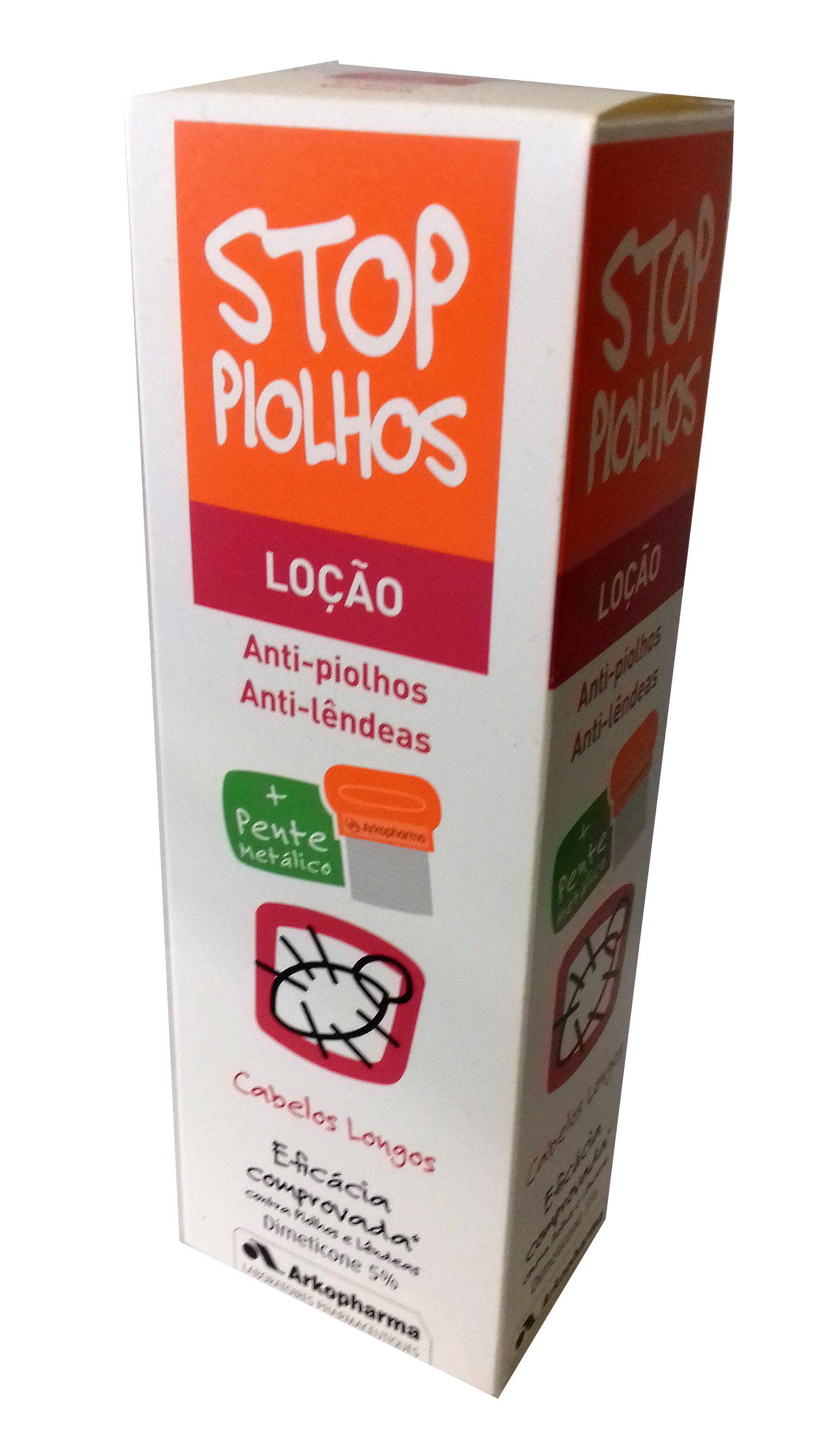Stop Piolhos  Loção Cabelos Longos -100ml + Pente