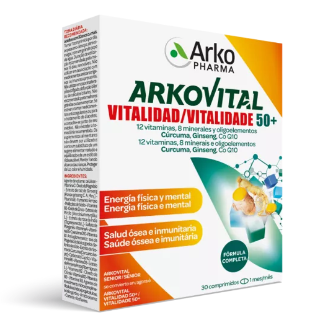 Arkovital Vitalidade 50+ X30 Comp