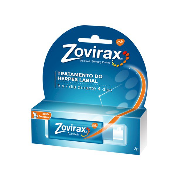 Zovirax, 50 mg/g creme bisnaga - 2g