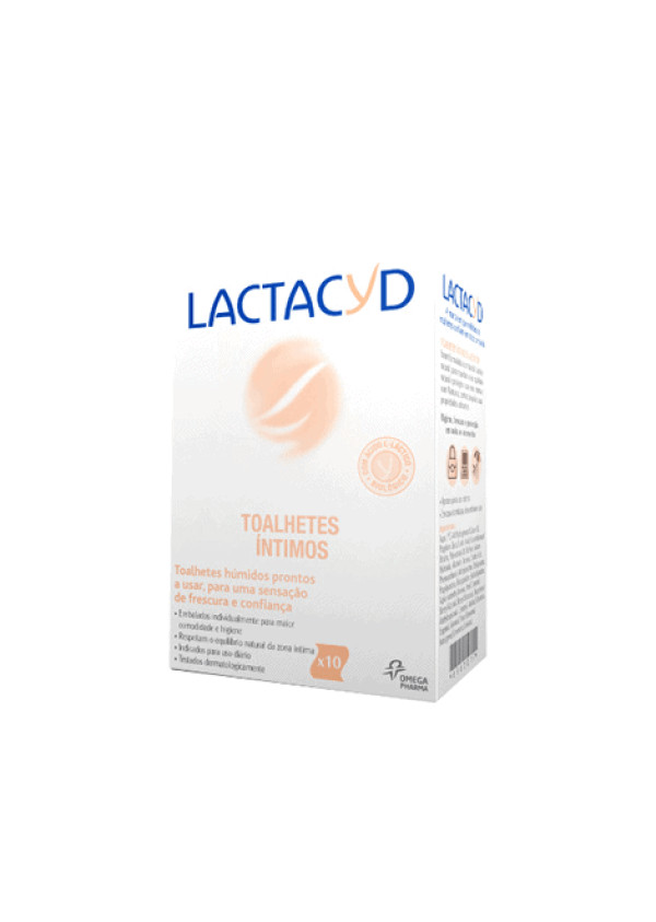 Lactacyd Toalhete Higiene Íntima (x10 unidades)
