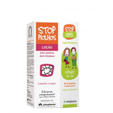Stop Piolhos Cuidado Total Loção + Spray Repelente
