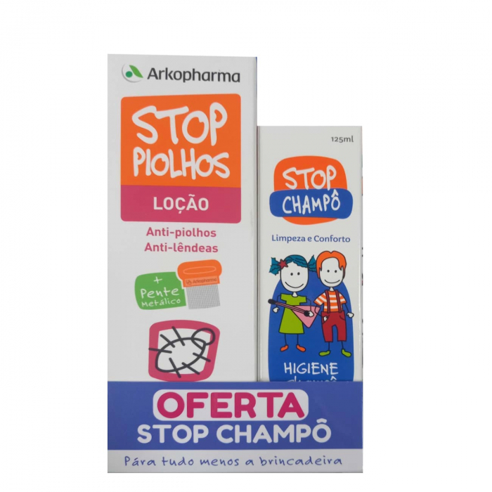 Stop Piolhos Pack Tratamento e Cuidado  Loção - 100ml + Champô