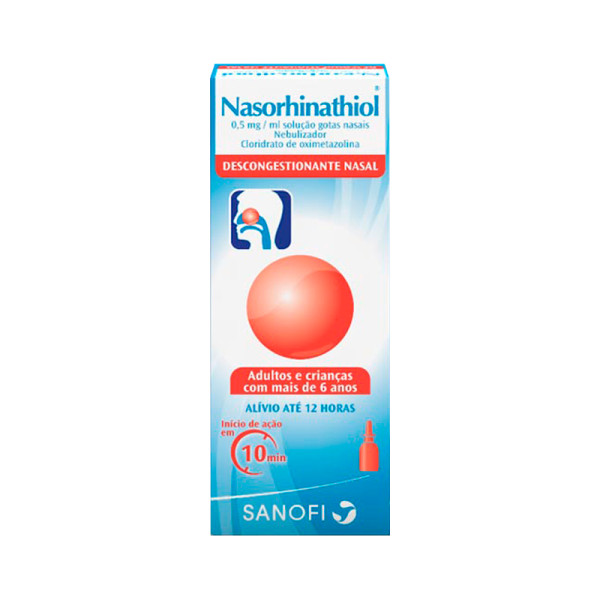 Nasorhinathiol , 0.05%  solução pulverização nasal (x15 doses)