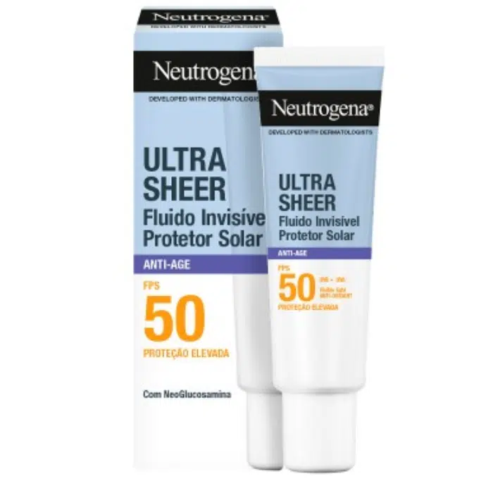 Neutrogena Ultra Sheer Fluido Antienvelhecimento SPF50 - 50Ml