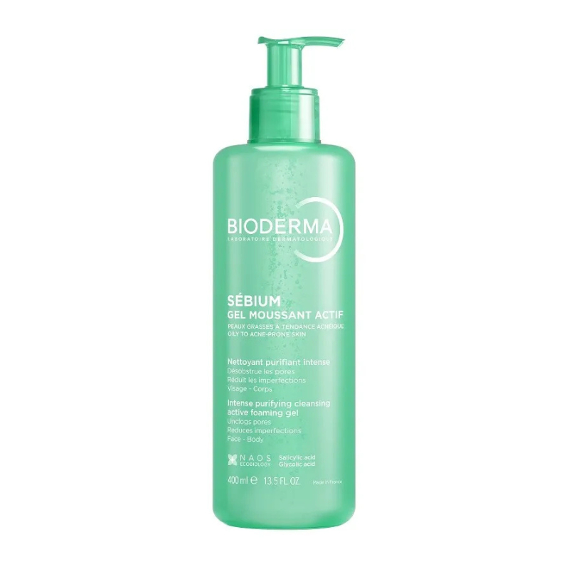 Bioderma  Sebium Gel Moussant Actif 400Ml