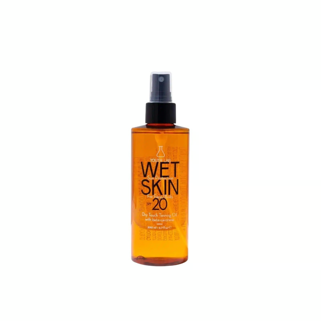 Youth Lab Wet Skin Dry Touch Tan Oil Spf20 200ml