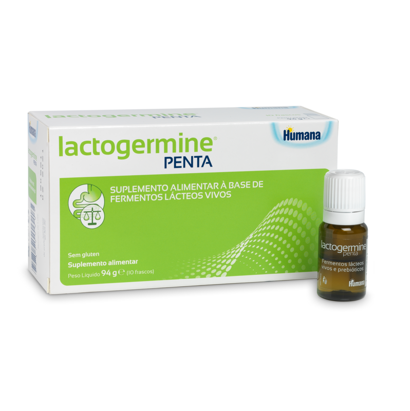Lactogermine Penta Solução Oral - 8ml (x10 unidades)