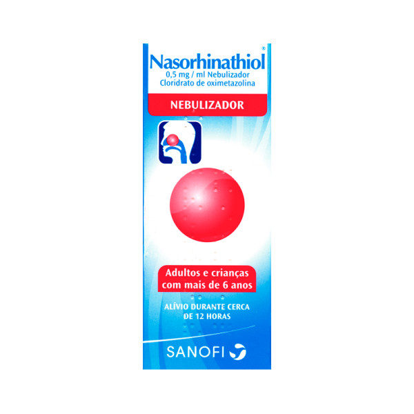 Nasorhinathiol, 0.05%  - 15ml solução nasal conta-gotas