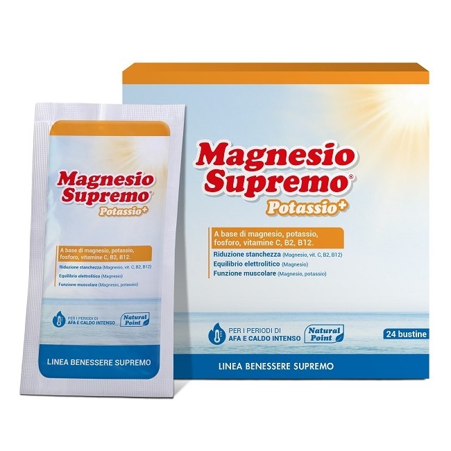 Magnesio Supremo Potassio+ - 4,8G (x24 saquetas)