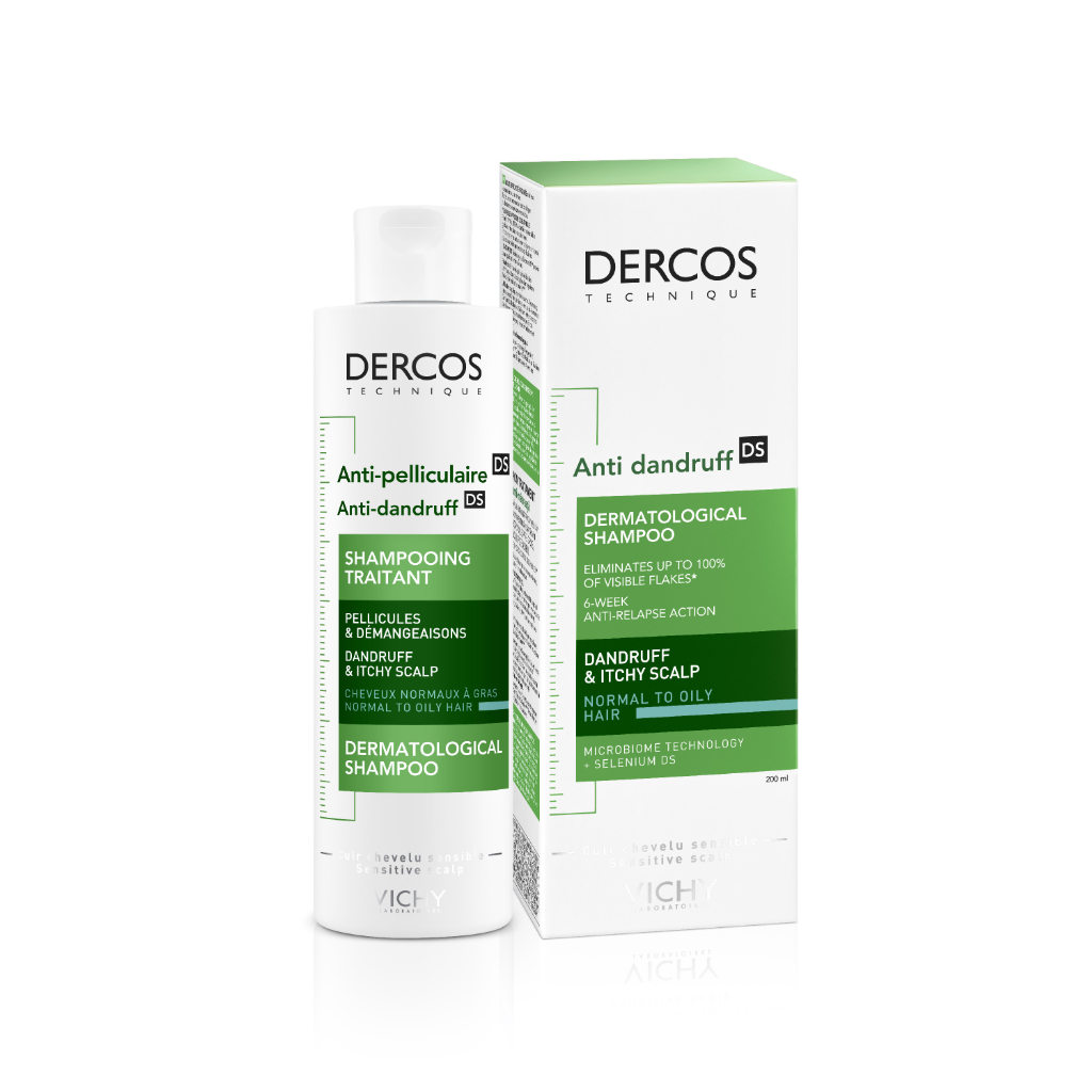 Dercos Champô AntiCaspa DS Cabelo Normal a Oleoso - 200ml