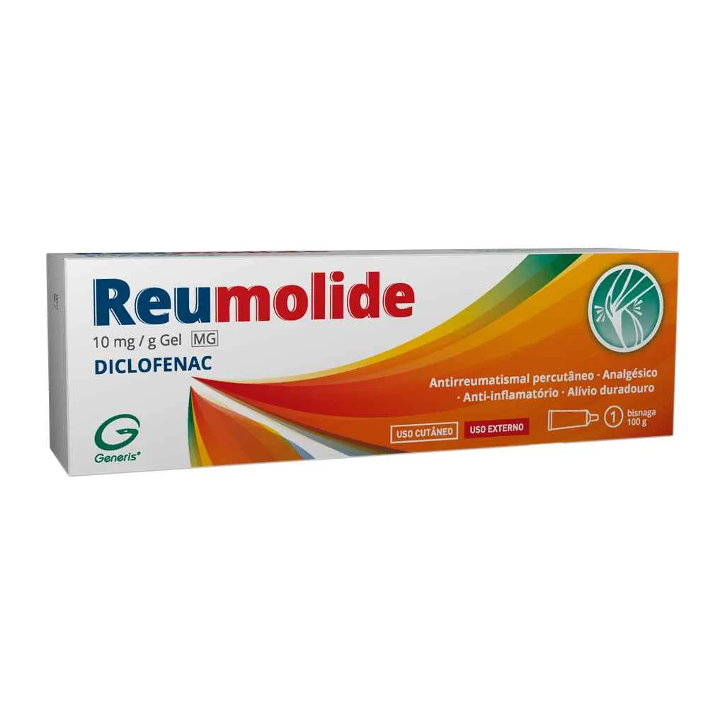 Reumolide_Diclofenac 10 mg/g gel bisnaga - 100g