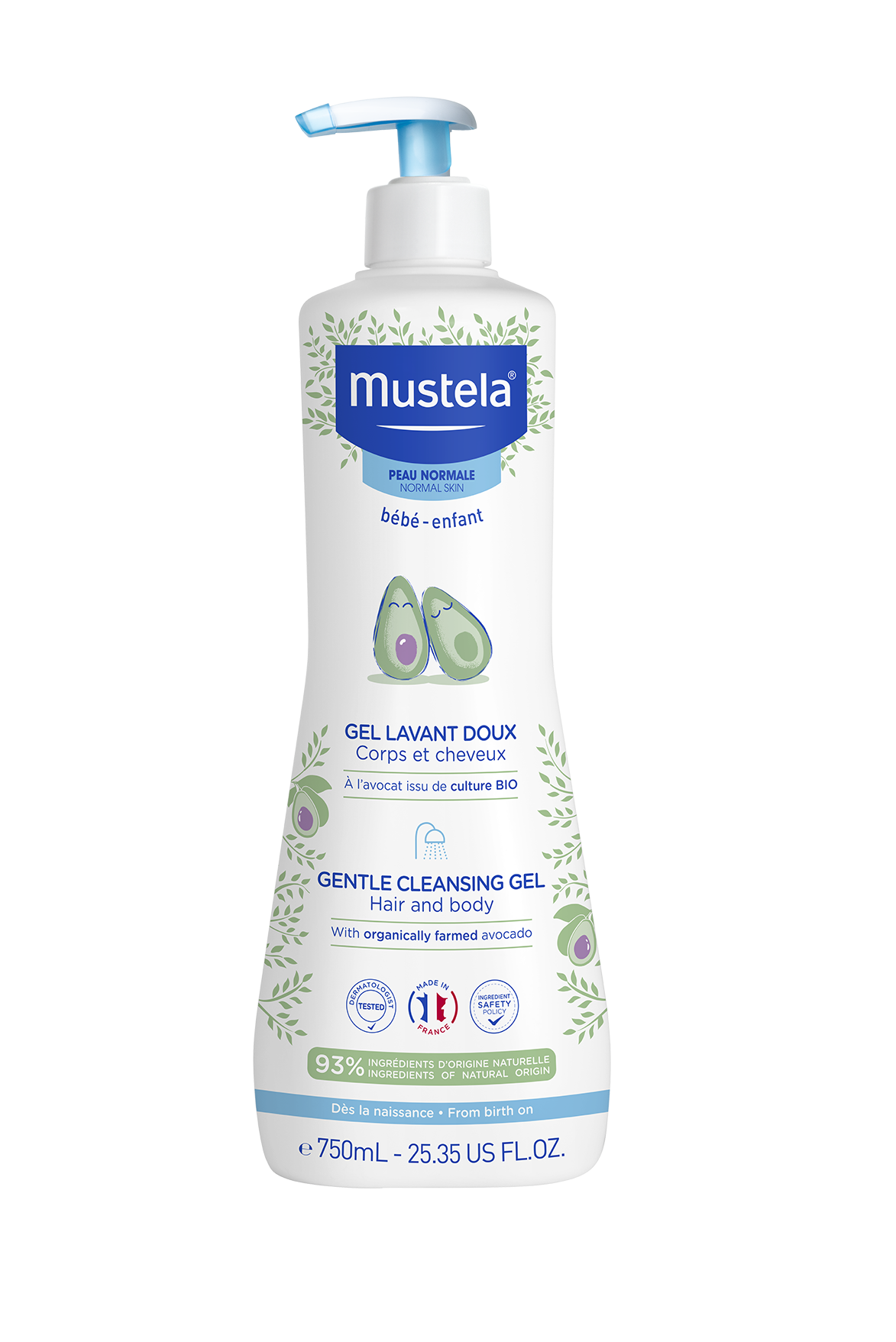 Mustela Bebe Dermo Lavante - 750ml