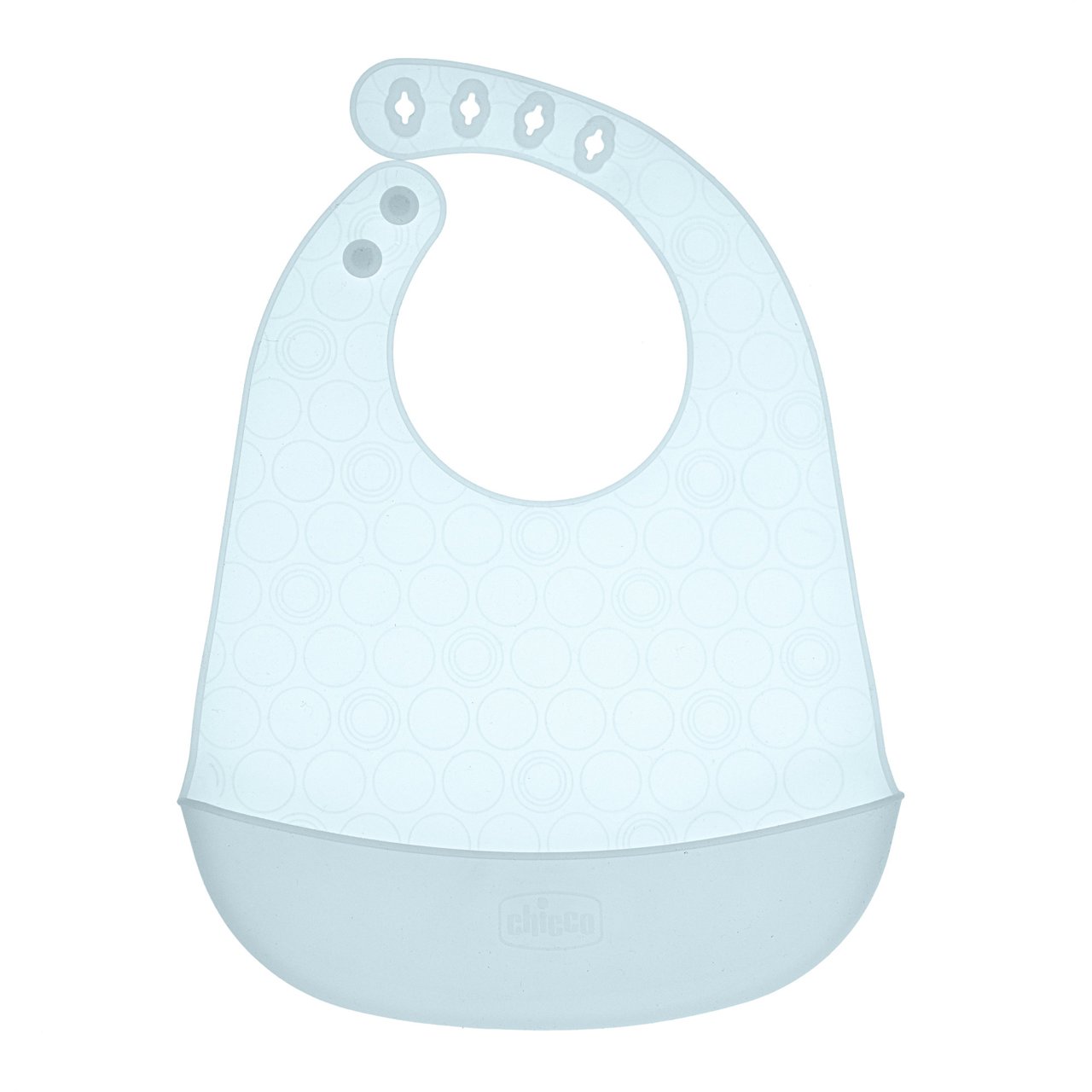 Chicco 10219260000 Babete Silicone Azul 6M+