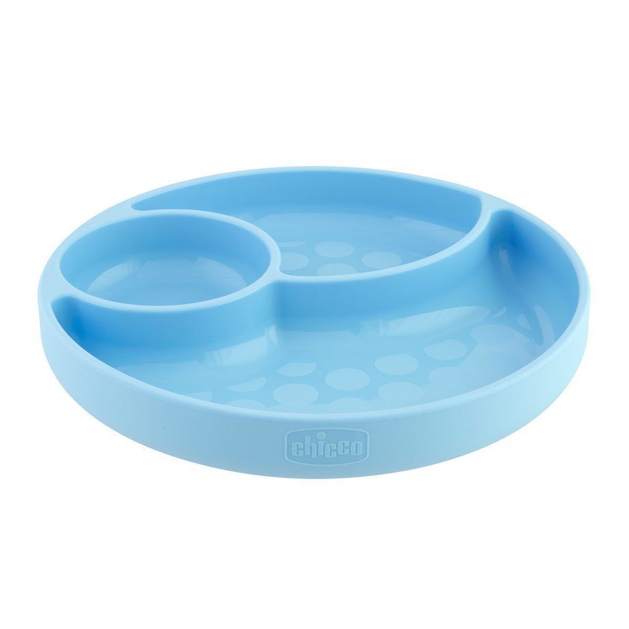 Ch.ali10216260000 Prato em Silicone com Divisórias Azul 12M+