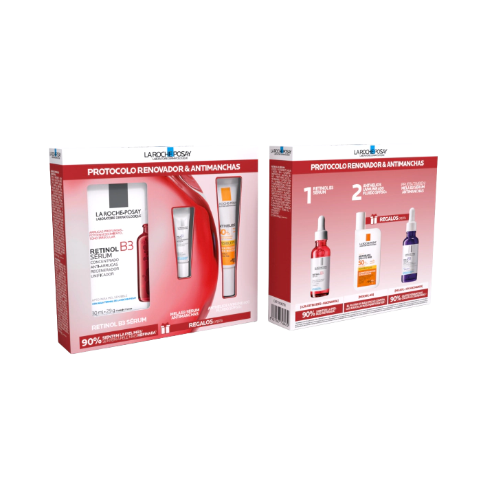 Lrposay Retinol B3 Sérum - 30ml + Anthelios Uvmune SPF50+ - 15ml + Mela B3 sérum - 3ml