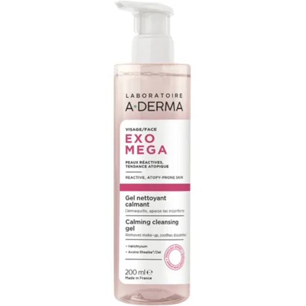 A-Derma Exomega Gel de Limpeza Calmante 200Ml