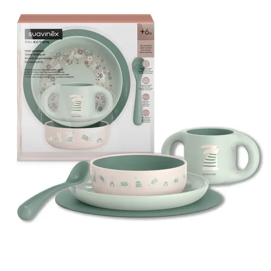 Suavinex Select Set Louça 5 Peças Verde 6M+