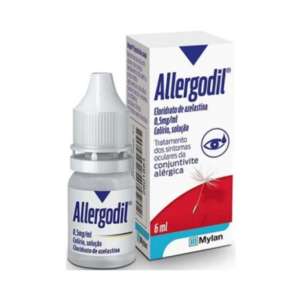 Allergodil 0,5 mg/ml solução colírio - 6ml