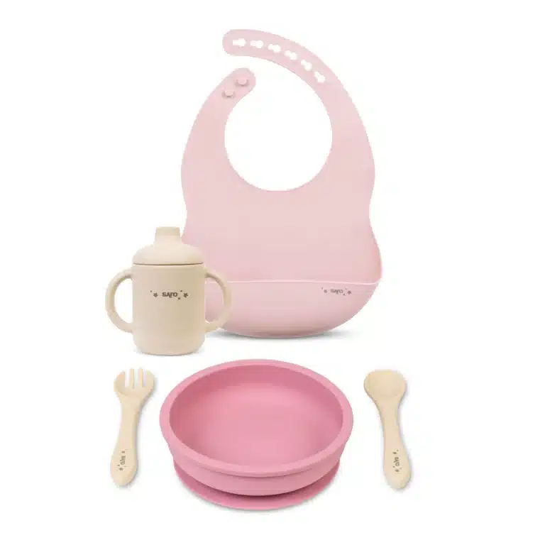 Saro Set Alimentação "All In One" Blossom+Sand+Pink (Ref.17513)