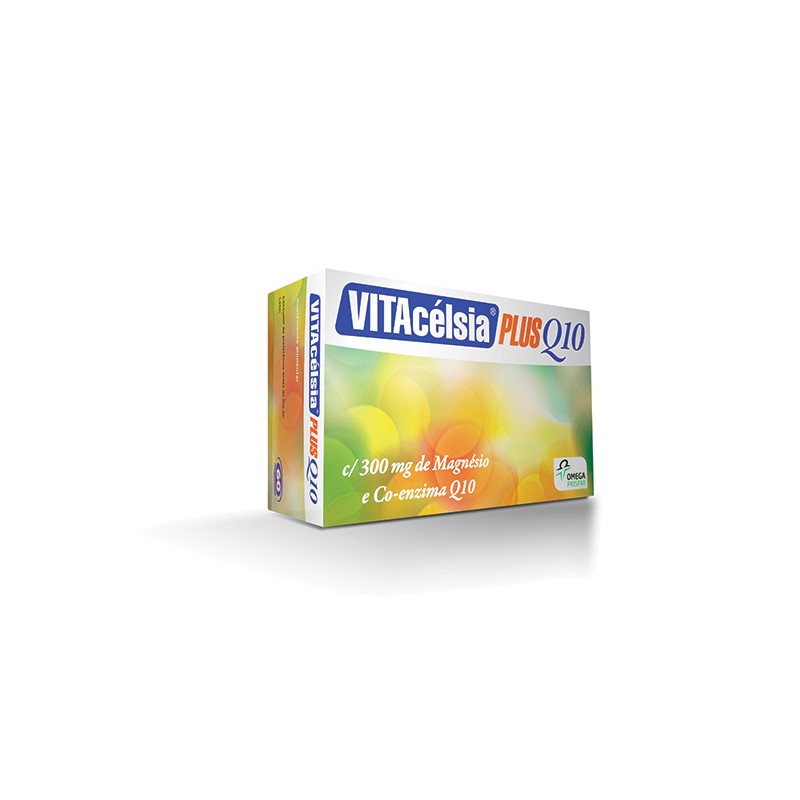 Vitacelsia Plus Q10 comprimidos c/ Magnésio e Q10 (x60 unidades)