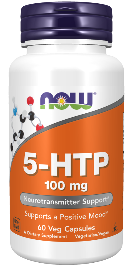 Now 5-HTP 100mg 60 Cápsulas