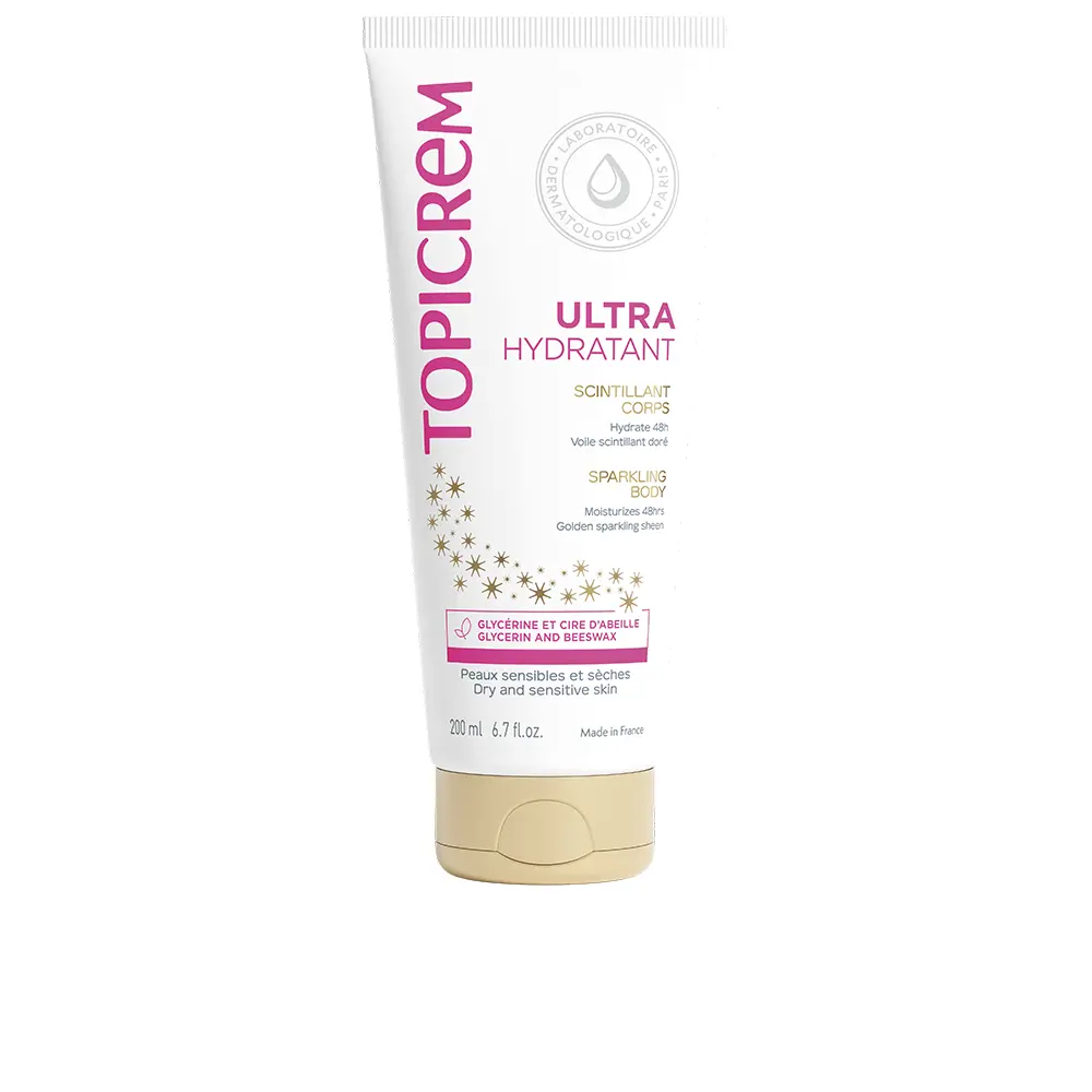 Topicrem Ultra Hidratante com Brilho Dourado 200Ml