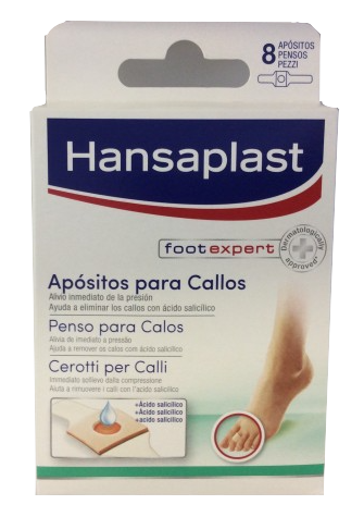 Hansaplast Foot Expert Penso para Calos com ácido salicílico (x8 unidades)