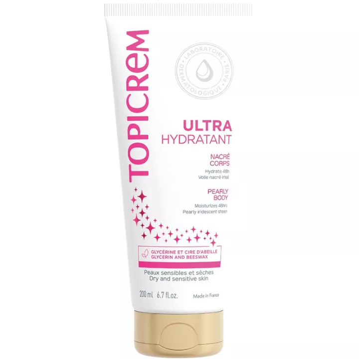 Topicrem Ultra Hidratante com Brilho Rosado 200Ml