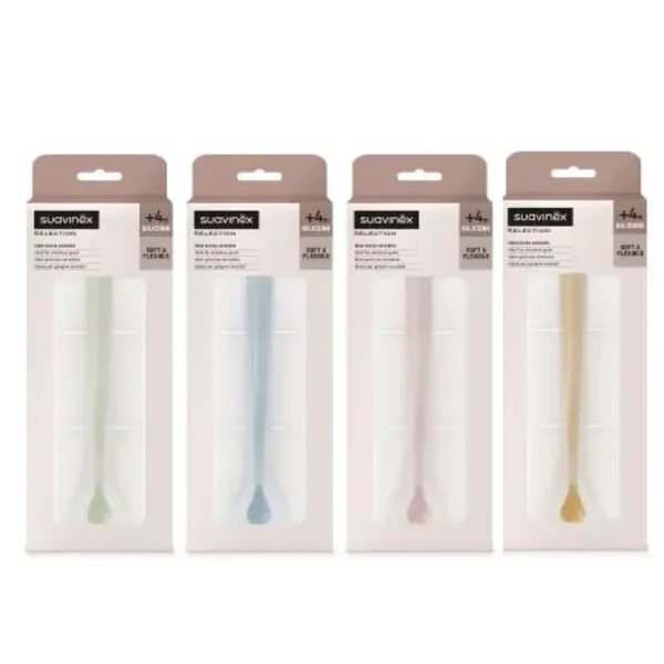 Suavinex Selection Colher Soft & Flex Silicone 4M+