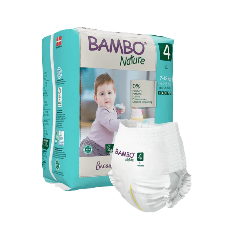Bambo Nature Fralda Cueca _ Tam.4-L_7-14Kg (20 unidades)