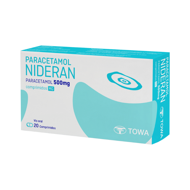 Paracetamol Nideran Mg, 500 Mg Blister 20 Unidade(S) Comp