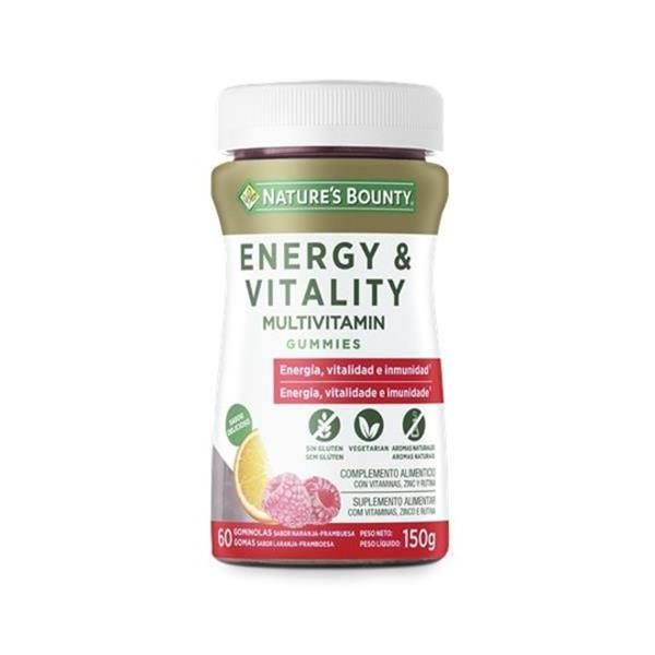 Nature´s Bounty Energy & Vitality (x60 gomas)