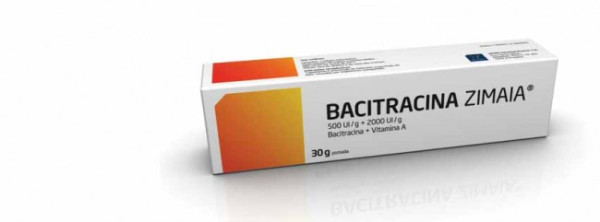 Bacitracina Zimaia, 500/2000 UI/g pomada - 30g