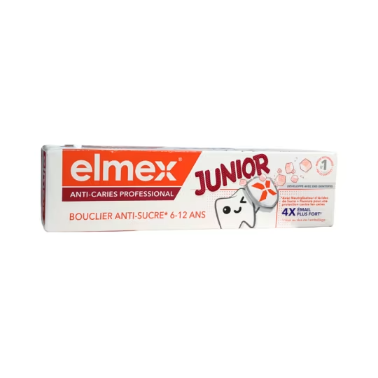 Elmex Junior Anticárie Profissional Pasta dente_ 6-12A - 75Ml