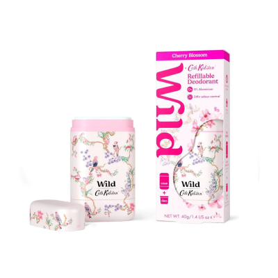 Wild Deo Caixa+ Recarga Cath Kidston Cherry Blossom 40G
