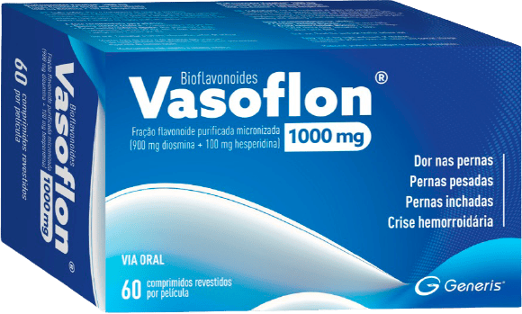 Vasoflon 1000 mg 60 Comprimidos Revestidos