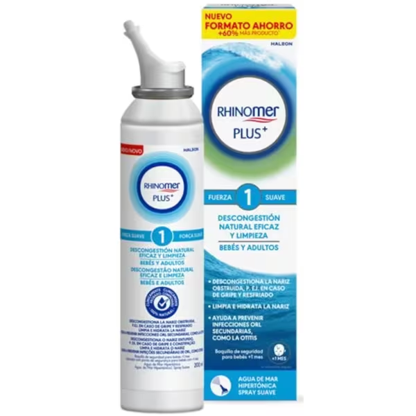 Rhinomer Plus+ Spray Nasal Força 1 - 200Ml