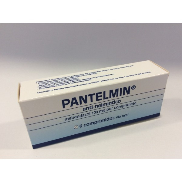 Pantelmin, 100 mg (x6 comprimidos)