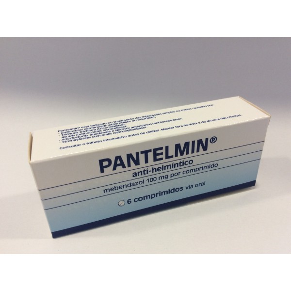 Pantelmin, 100 mg (x6 comprimidos)