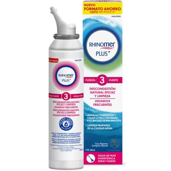 Rhinomer Plus+ Spray Nasal Força 3 - 200ml
