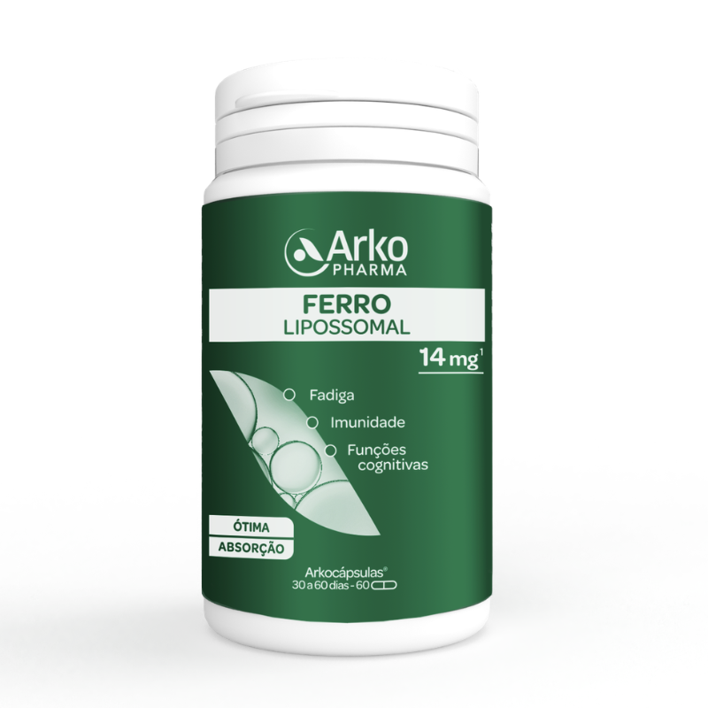 Arkocapsulas Ferro Lipossomal ( 60 capsulas)