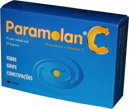 Paramolan C, 250/500 mg pó solução oral (x20 saquetas)