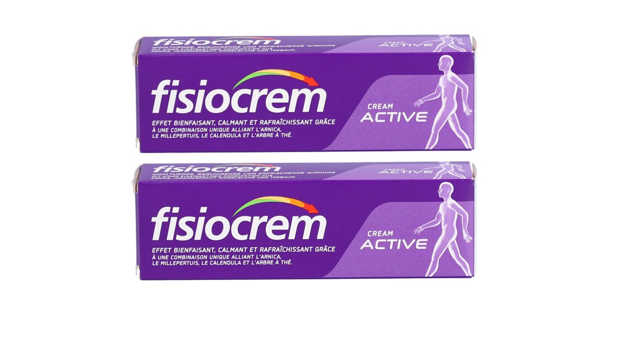 Fisiocrem Cream Active - 60ml (pack Duplo)