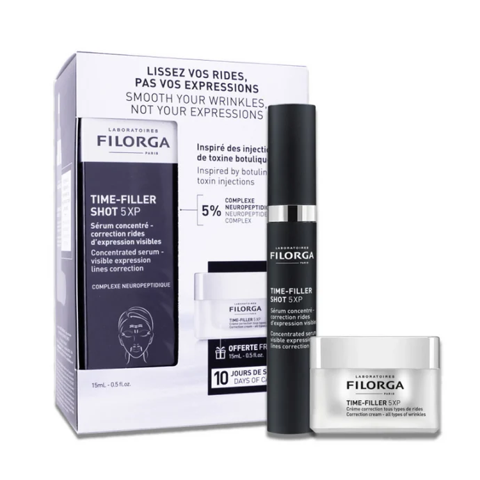 Filorga Time-Filler Shot 5XP Serum - 15ml + Creme - 15ml