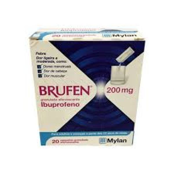 Brufen, 200 mg  granulado efervescente (x 20 saquetas)