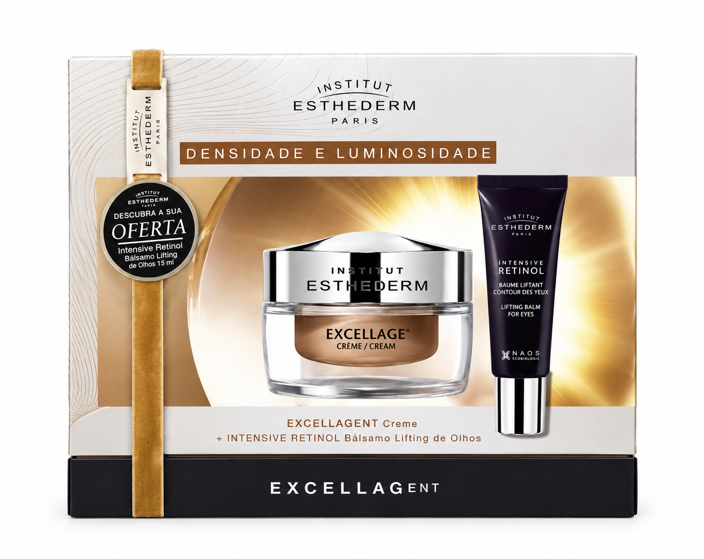 Esthederm Excellage Creme 50ml +Oferta Intensive Retinol Bálsamo Lifting de Olhos 15ml