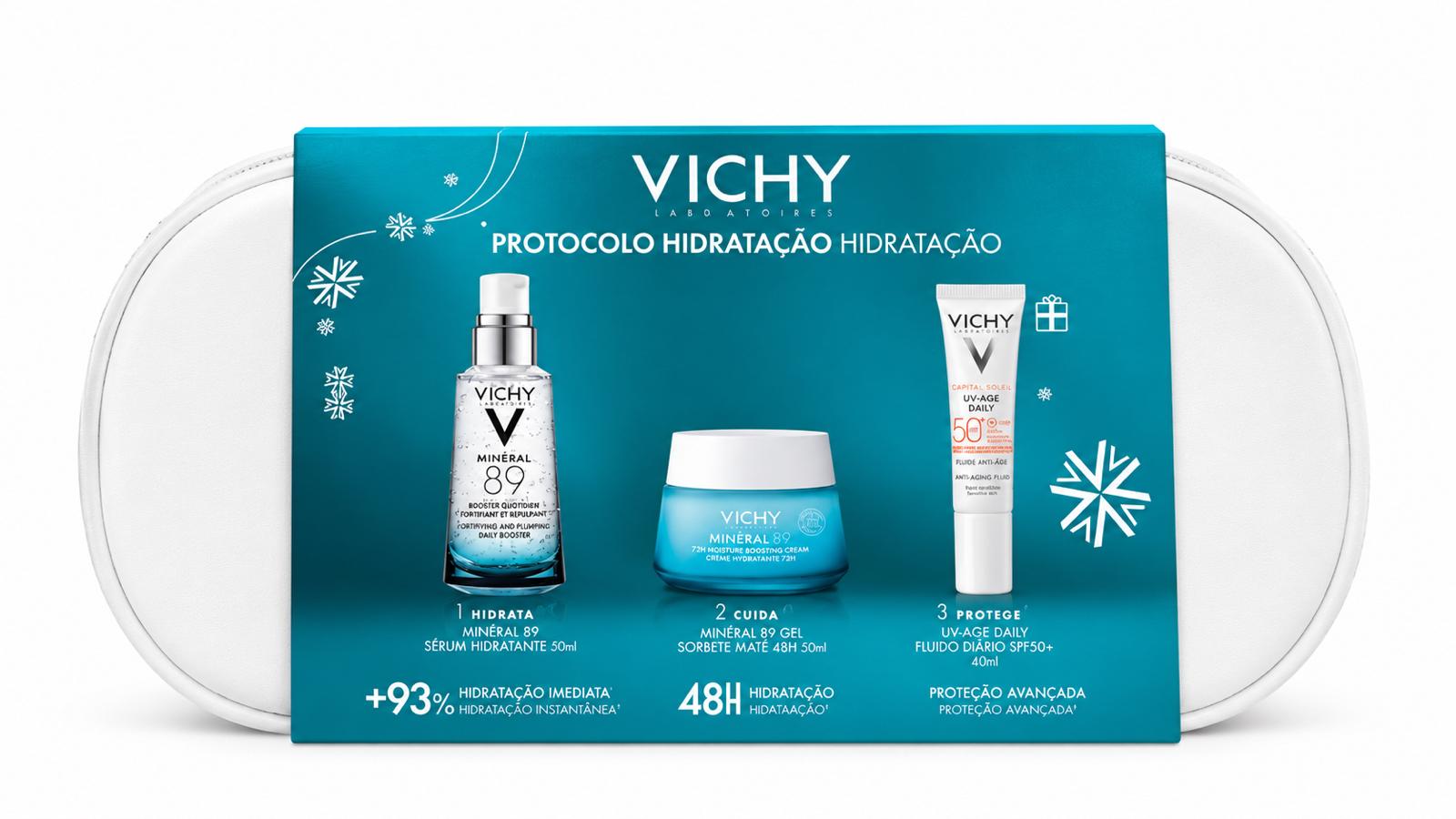 Vichy Mineral 89 Protocolo Hidratação Coffret