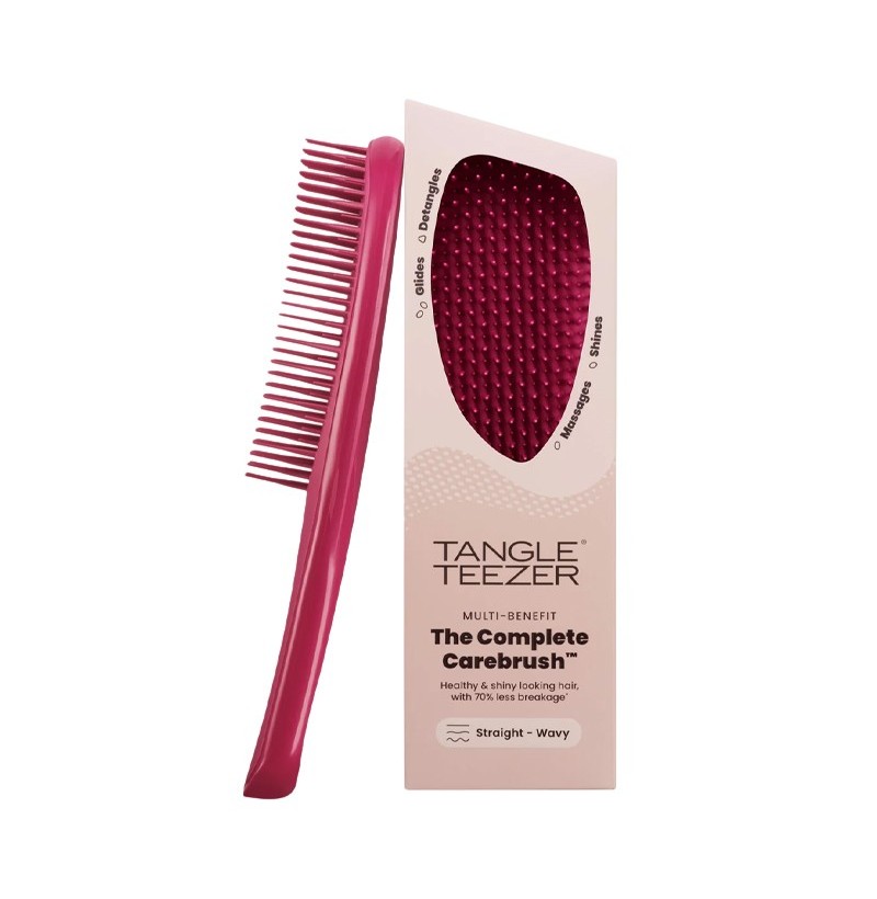 Tangle Teezer Escova Complete Carebrush Glossed Raspberry