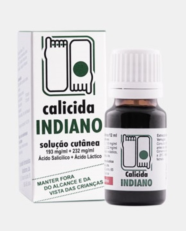 Calicida Indiano, 240/200 mg/ml solução cutânea - 12ml